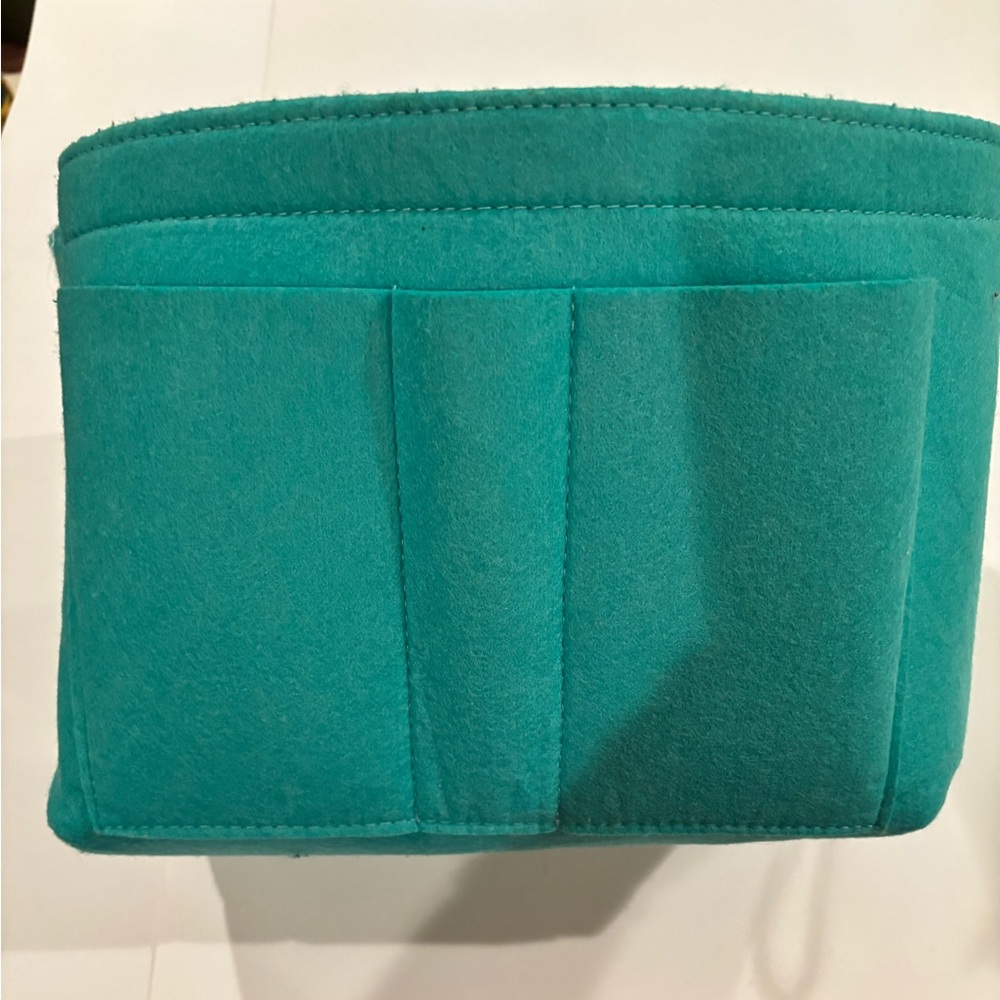 Purse Organizer - Turquoise Tiffany color felt for large Tote/Purse.